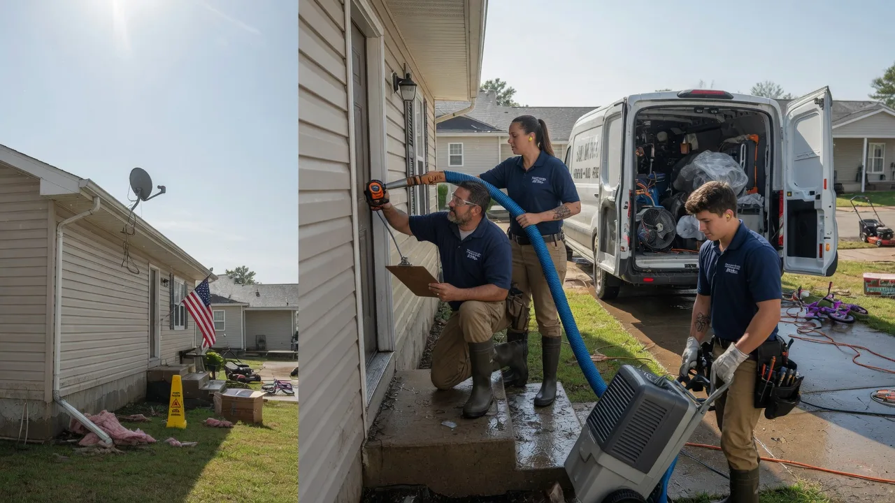 Ceiling Water Damage Restoration in Glendora, MS near me